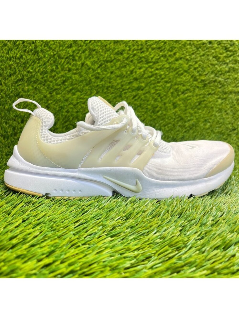 Nike Air Presto Boys Size 7Y White Athletic Running‎ Walking Shoes Sneakers